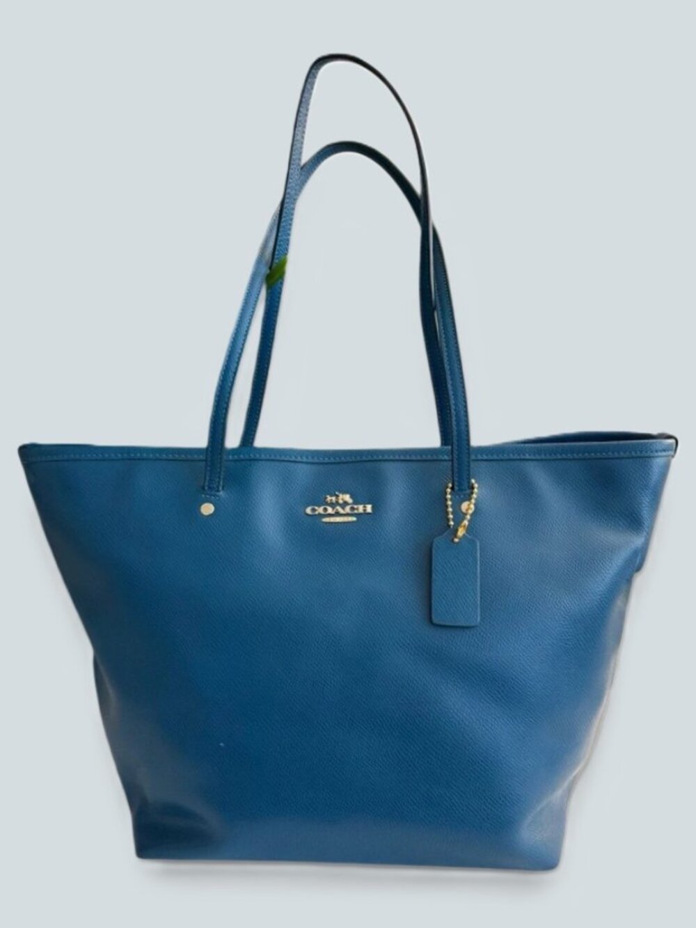 Coach Teal City Tote